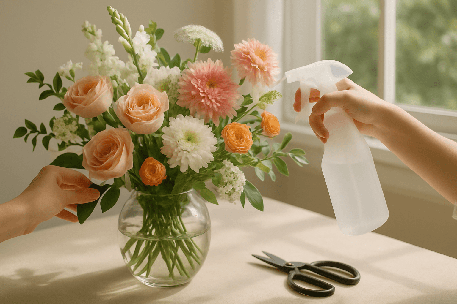 Flower Arrangement Care & How-To: Keep Your Blooms Fresh Longer