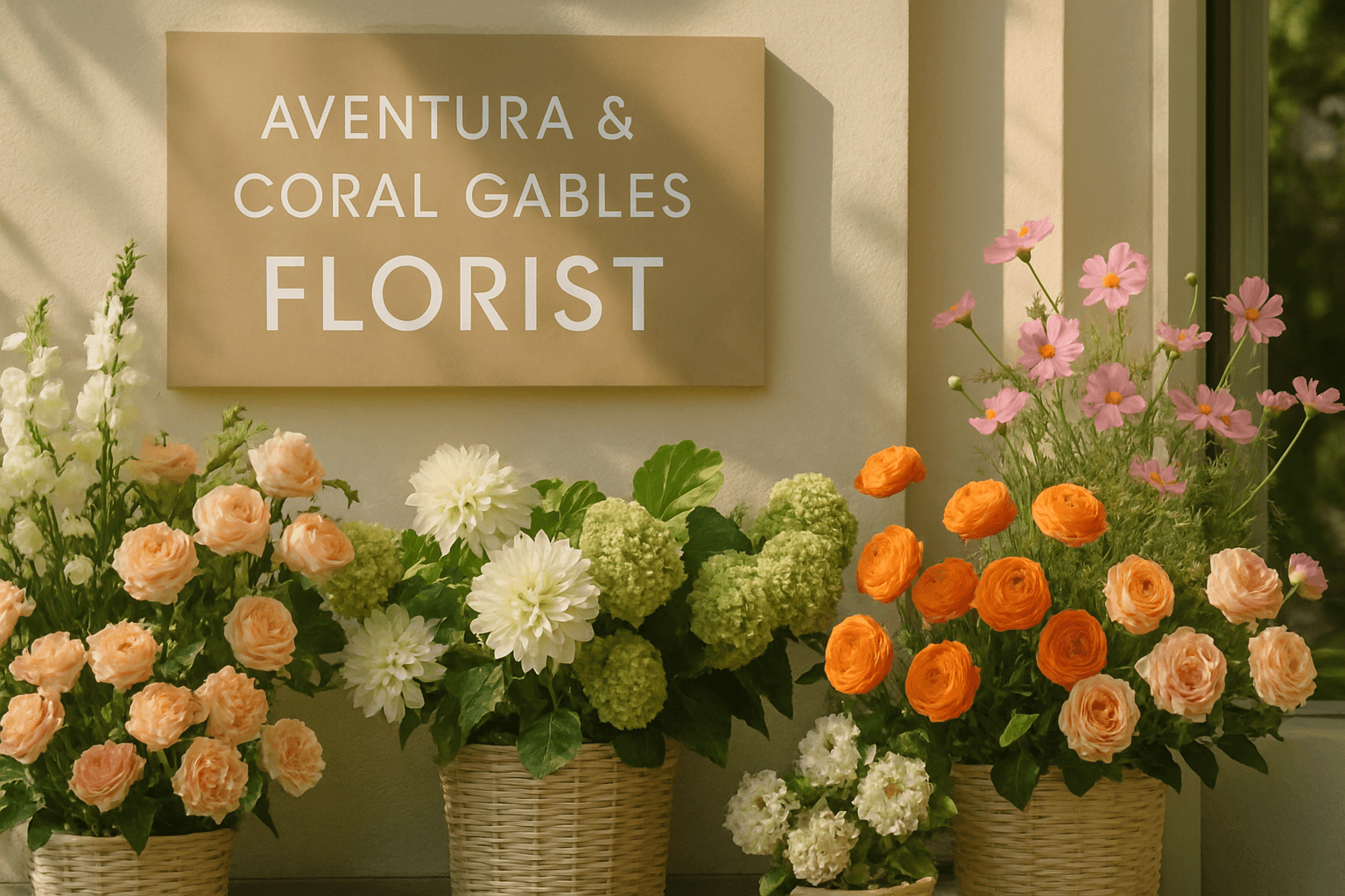 Aventura & Coral Gables Florist: Two Neighborhoods, One Local Flower Shop You Can Count On